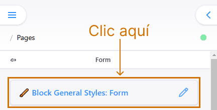 Form style option